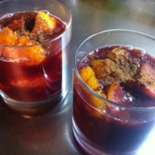 Hot sangria!!